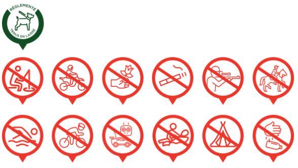 Pictos règlementation Vaugrenier - Agrandir l'image, fenêtre modale